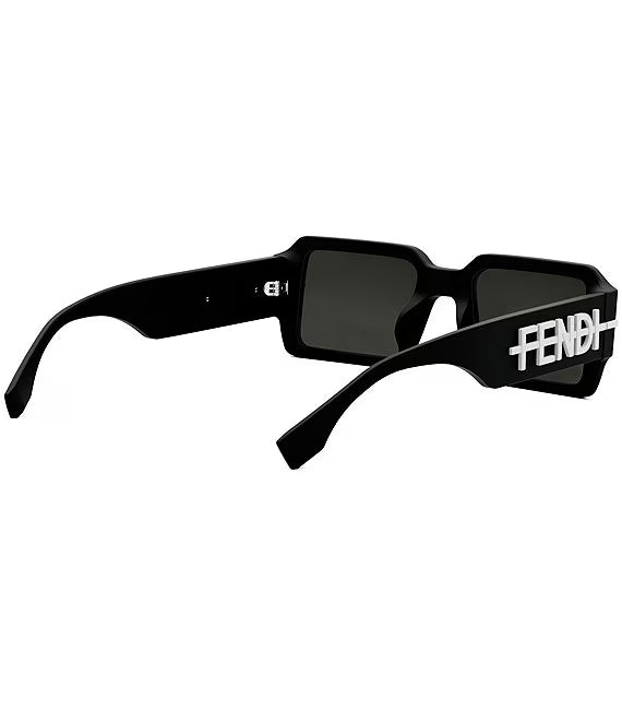 Fendigraphy Sunglasses Matte Black/Smoke - FENDI