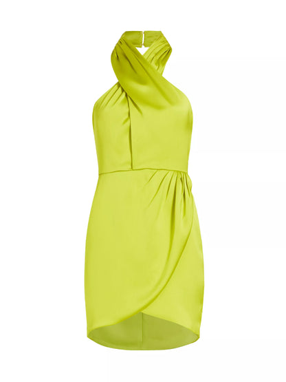 Jona Halter Mini Dress Lime - Ramy Brook