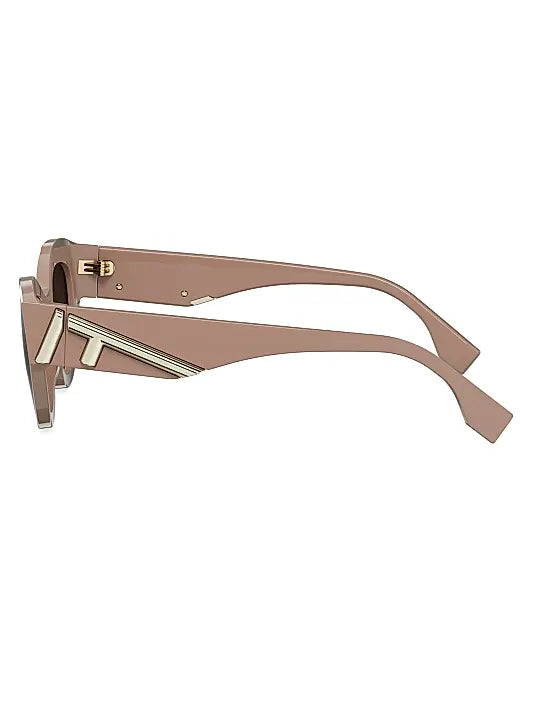 Cat-Eye Sunglasses Light Brown - FENDI