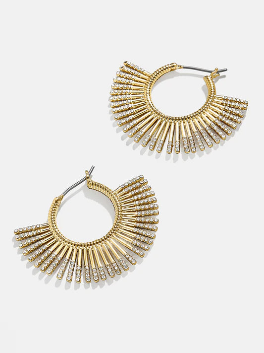 Sundar Earrings Gold - BaubleBar