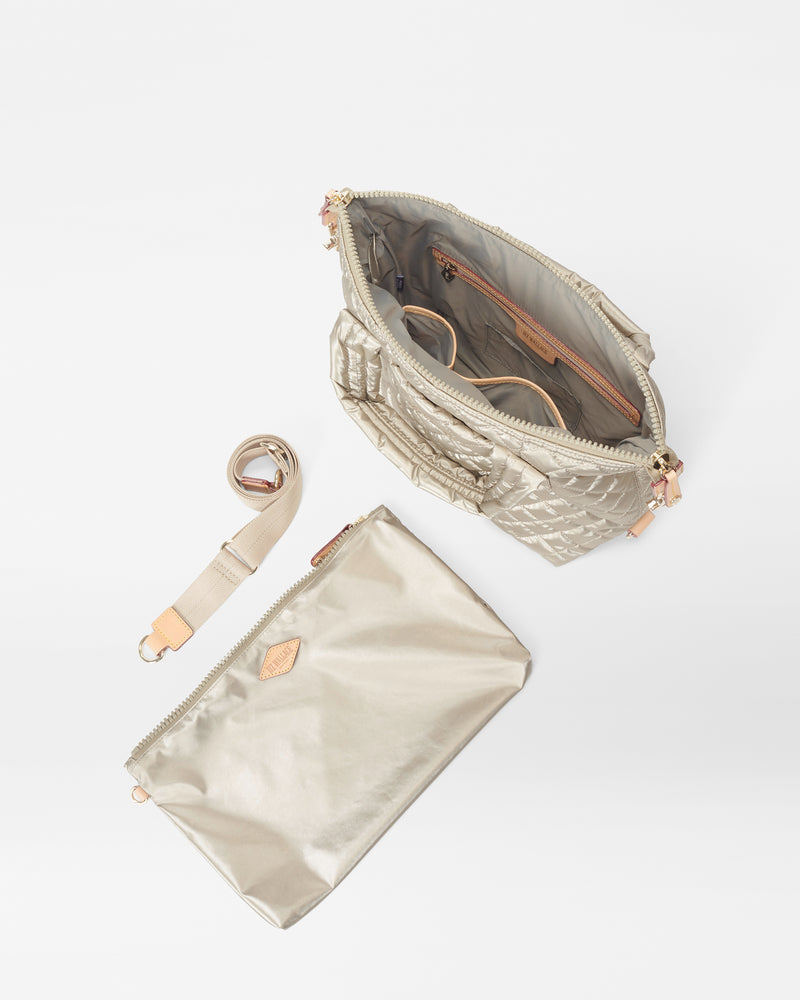 Small Sutton Deluxe Quartz Pearl - MZ Wallace