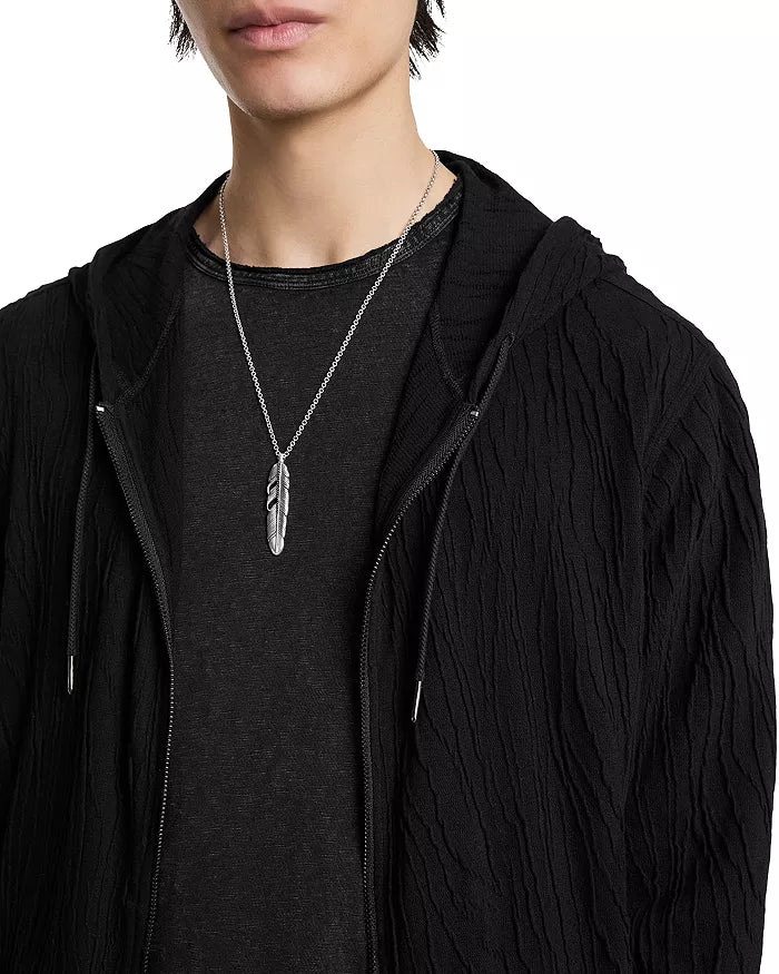 Ihsan Hoodie Black - John Varvatos
