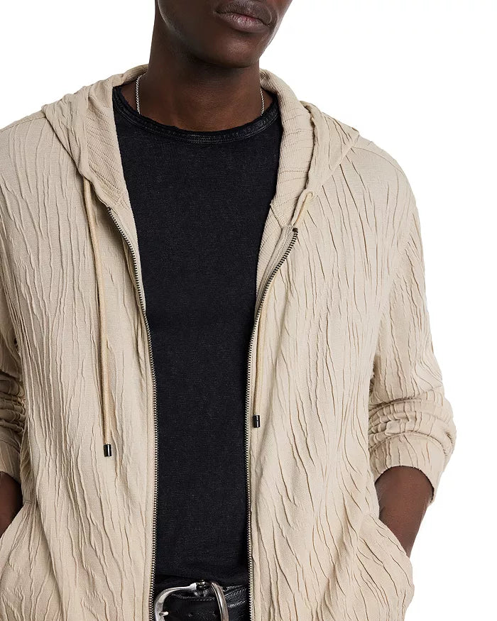 Ihsan Hoodie Fossil Grey - John Varvatos