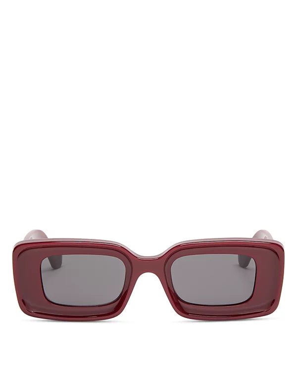 Anagram Rectangle Sunglasses Red - Loewe
