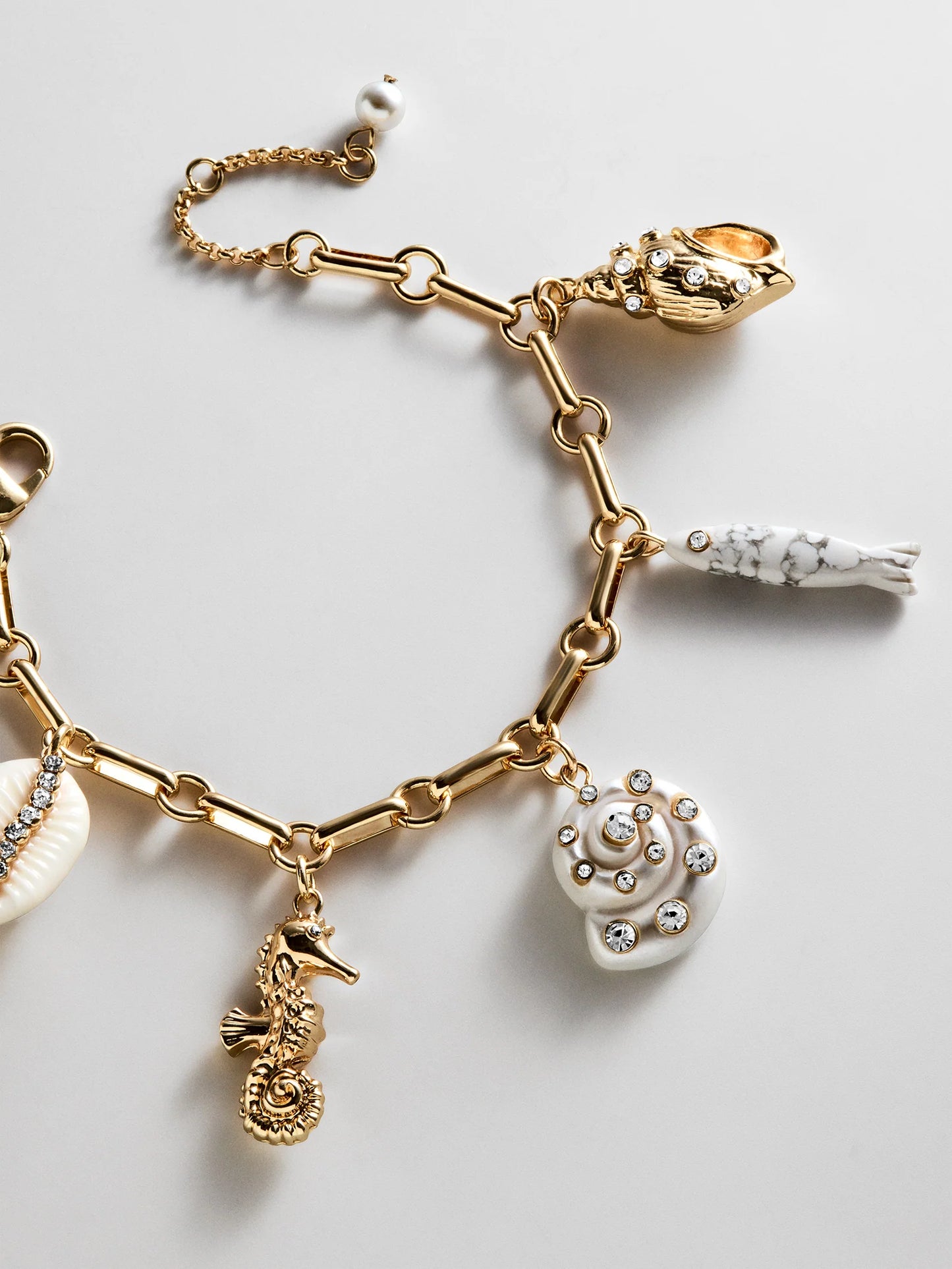 Salt Air Charm Bracelet Gold - BaubleBar