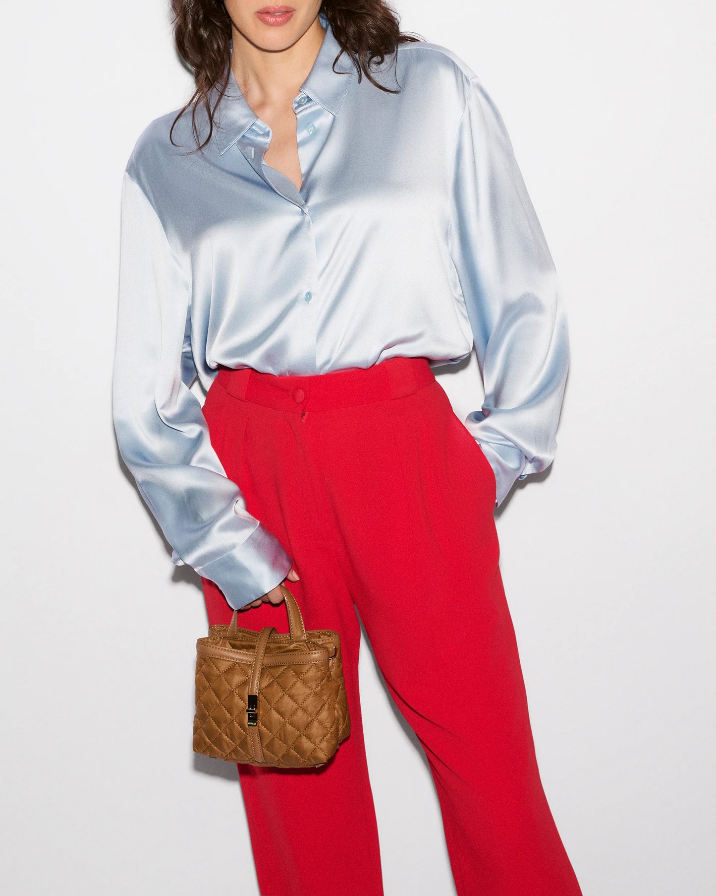 Mini Astor Top Handle Cognac - MZ Wallace