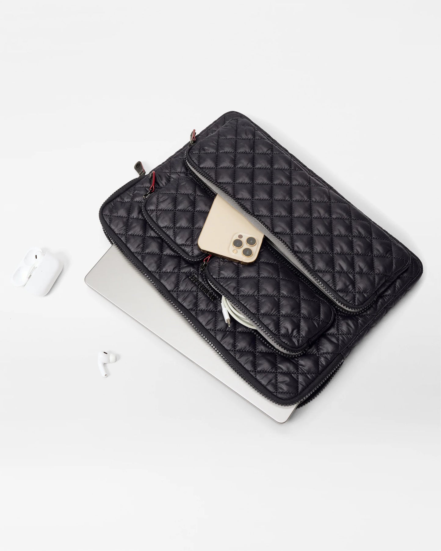 Tech Sleeve Deluxe Organizer Black - MZ Wallace