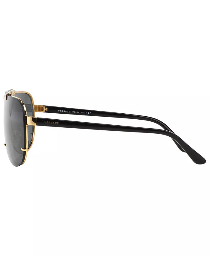Mask Sunglasses Black - Versace