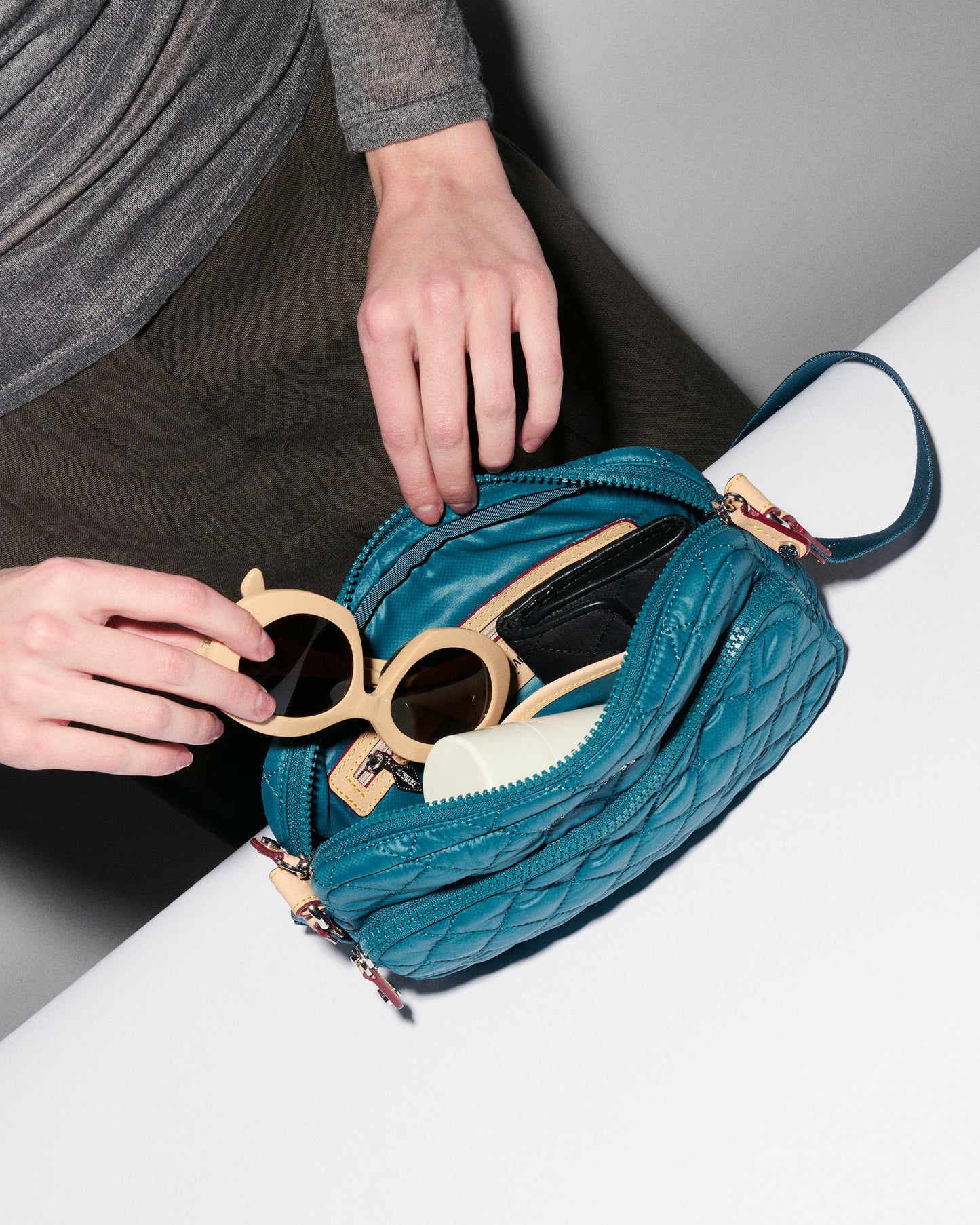 Small Metro Camera Bag Pacific - MZ Wallace