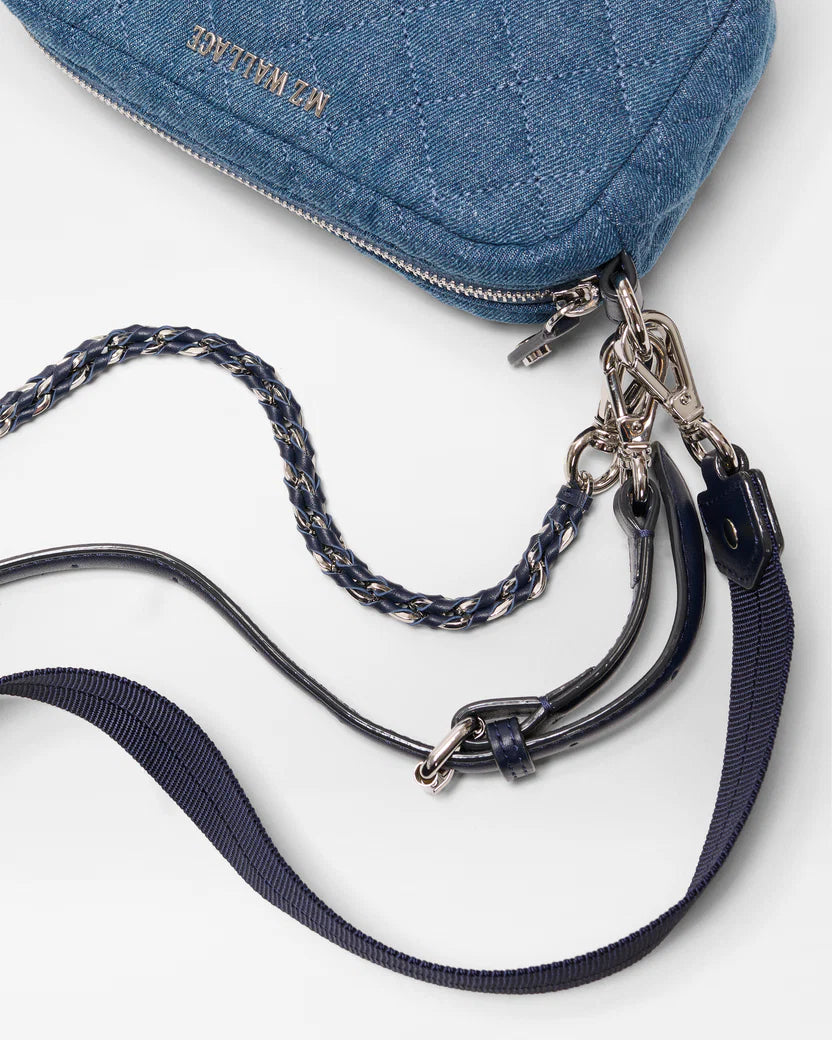 Mini Crosby Crossbody True Blue Denim - MZ Wallace