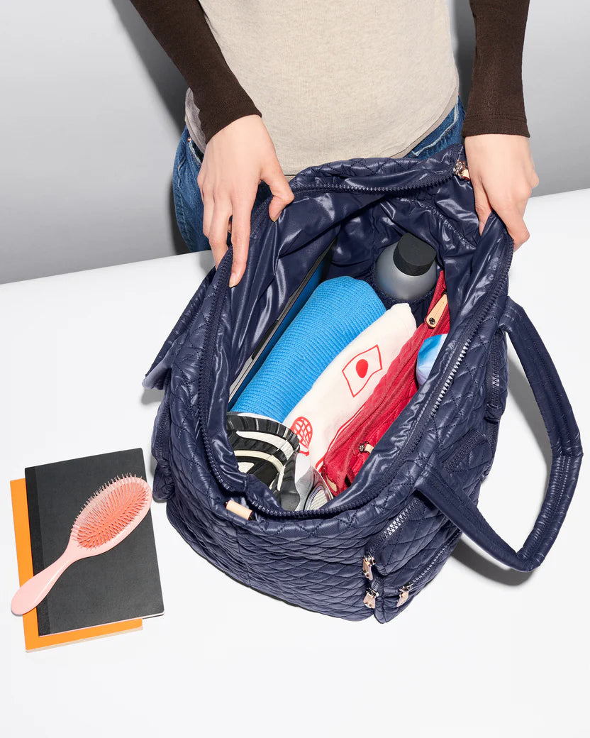 Large Metro Travel Tote Dawn (Navy) - MZ Wallace