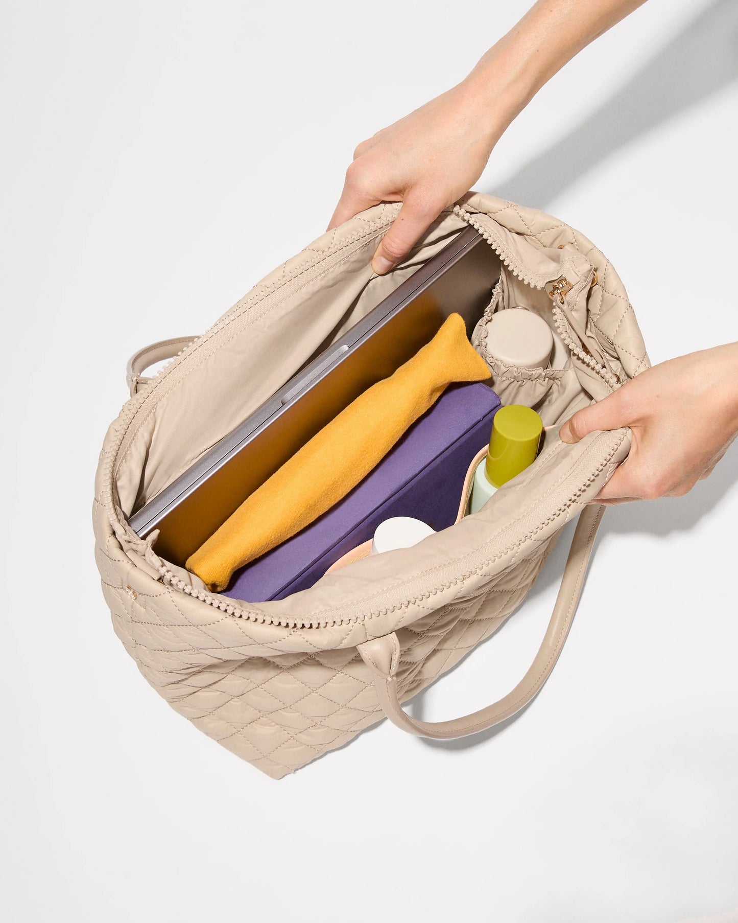Small Daily Tote Sand - MZ Wallace