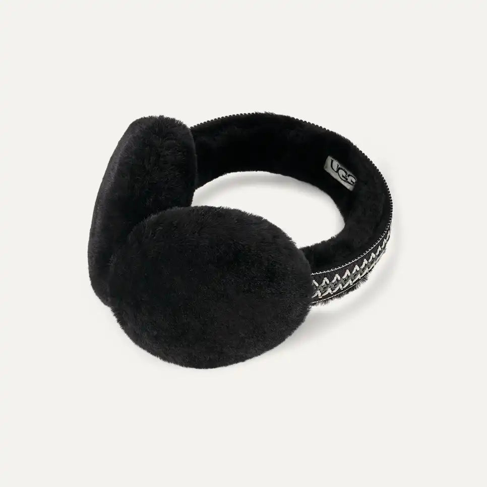 Tasman Sheepskin Earmuff Black - UGG