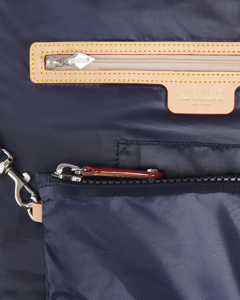 Medium Metro Tote Deluxe Dawn (Navy) - MZ Wallace