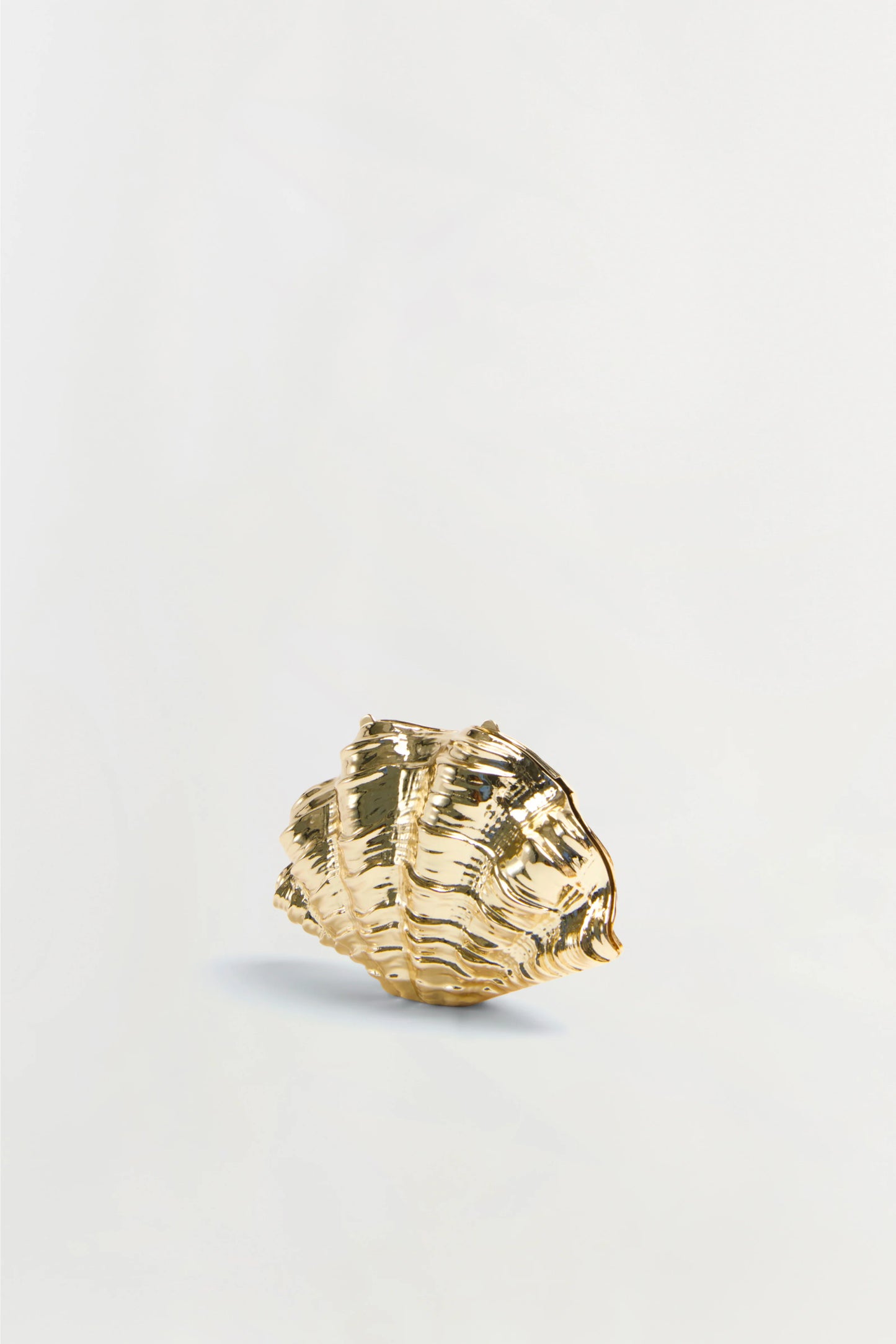 Venus Metal Shell Clutch Gold - Simkhai