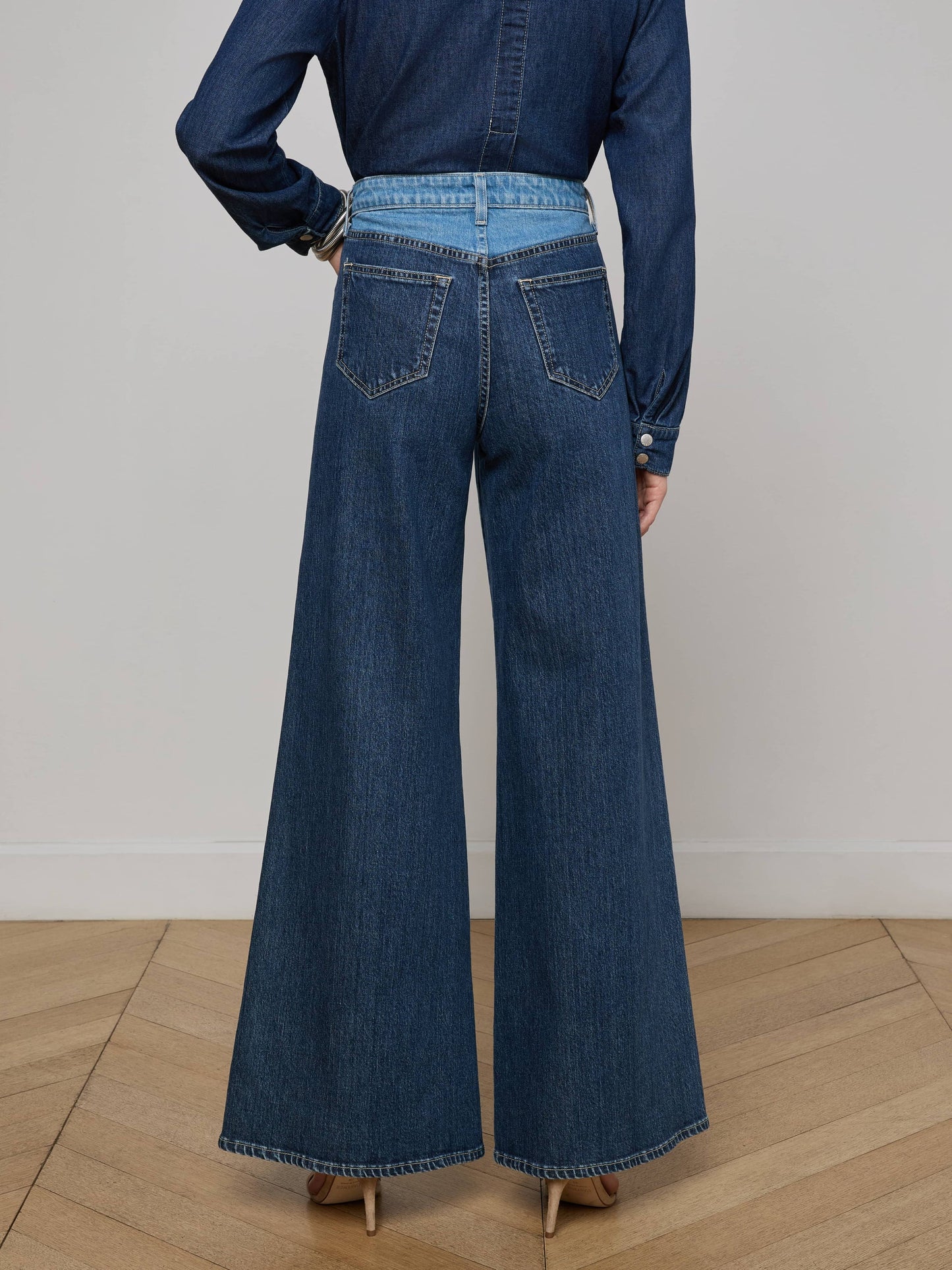Beau Wide-Leg Jean Paso - L'AGENCE
