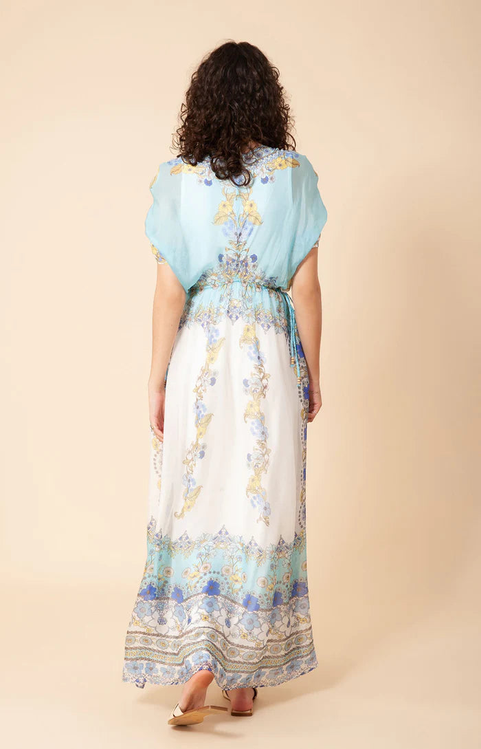 Avant Chiffon Maxi Dress Blue - Hale Bob