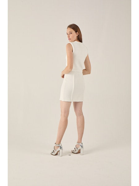Debora Skirt Off White - Paola Bernardi