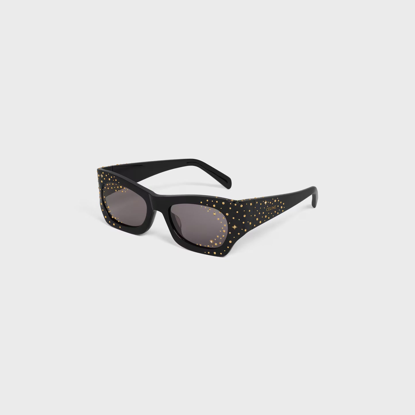 Graphic S333 Sunglasses Black With Crystals - CELINE