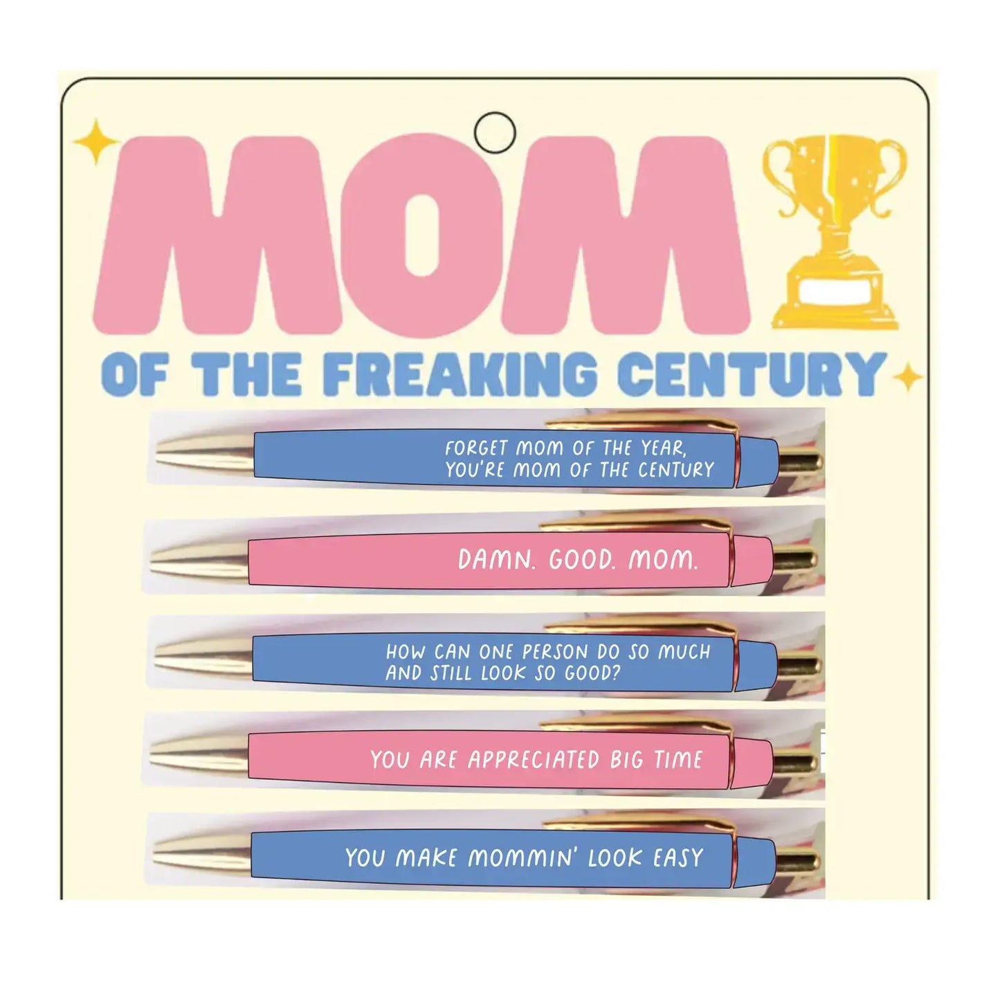 Mom Of The Freaking Century Pen Set - FUN CLUB