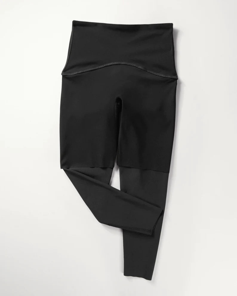 Booty Boost Active Contour Rib 7/8 Leggings Very Black - SPANX