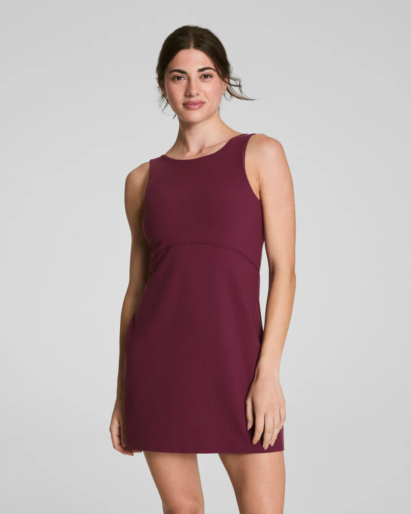 spanx dress Spanx Women's SPANXsmooth OnForm Tank Dress in Plum Berry size L