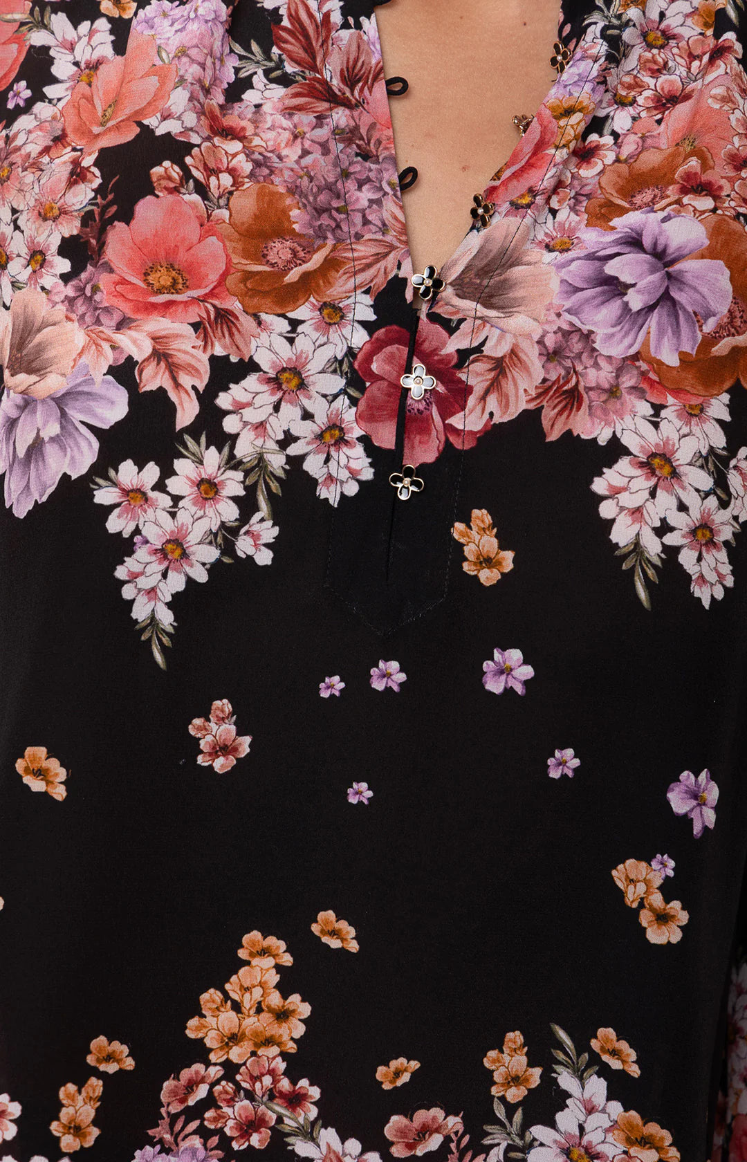 Marlowe Silk Top Black - Hale Bob