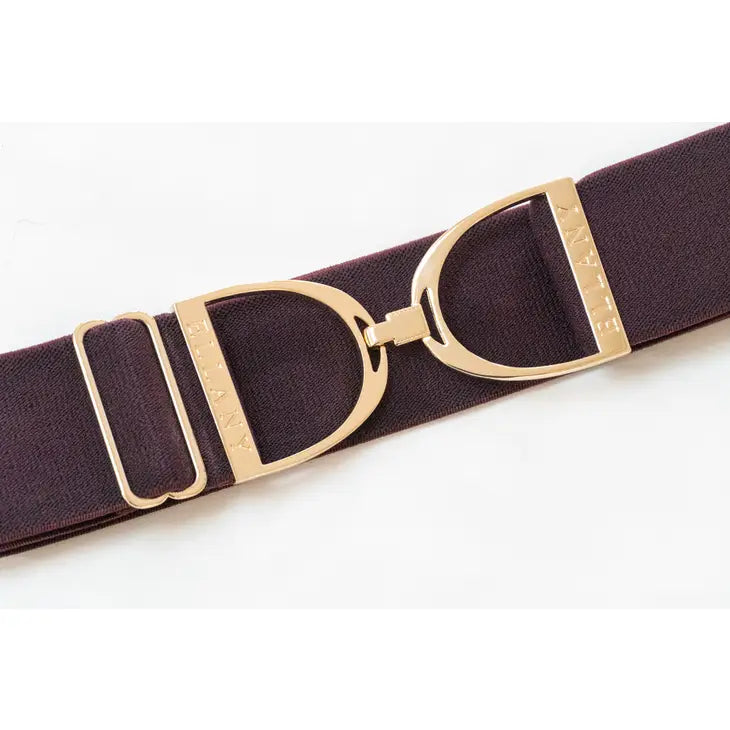 Rose gold elastic on sale belt