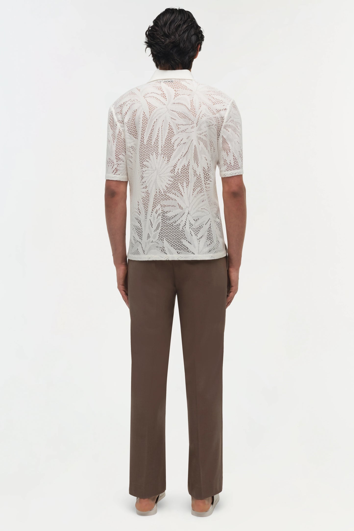 Conrad Lace Shirt Ivory - Simkhai