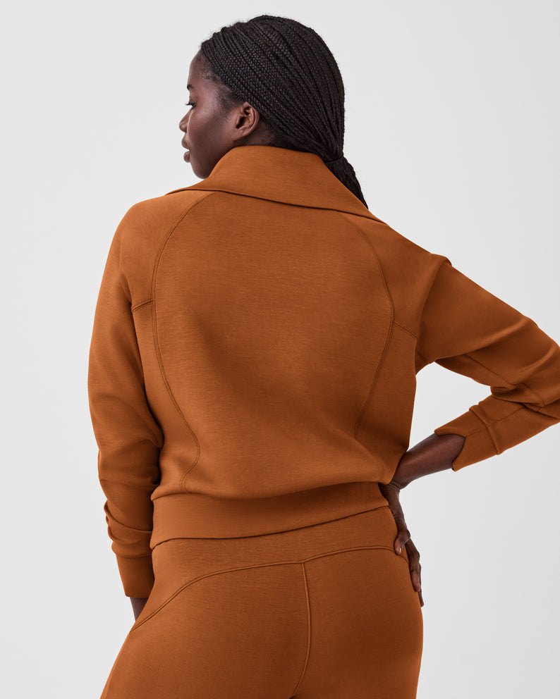 AirEssentials Half Zip Butterscotch - SPANX
