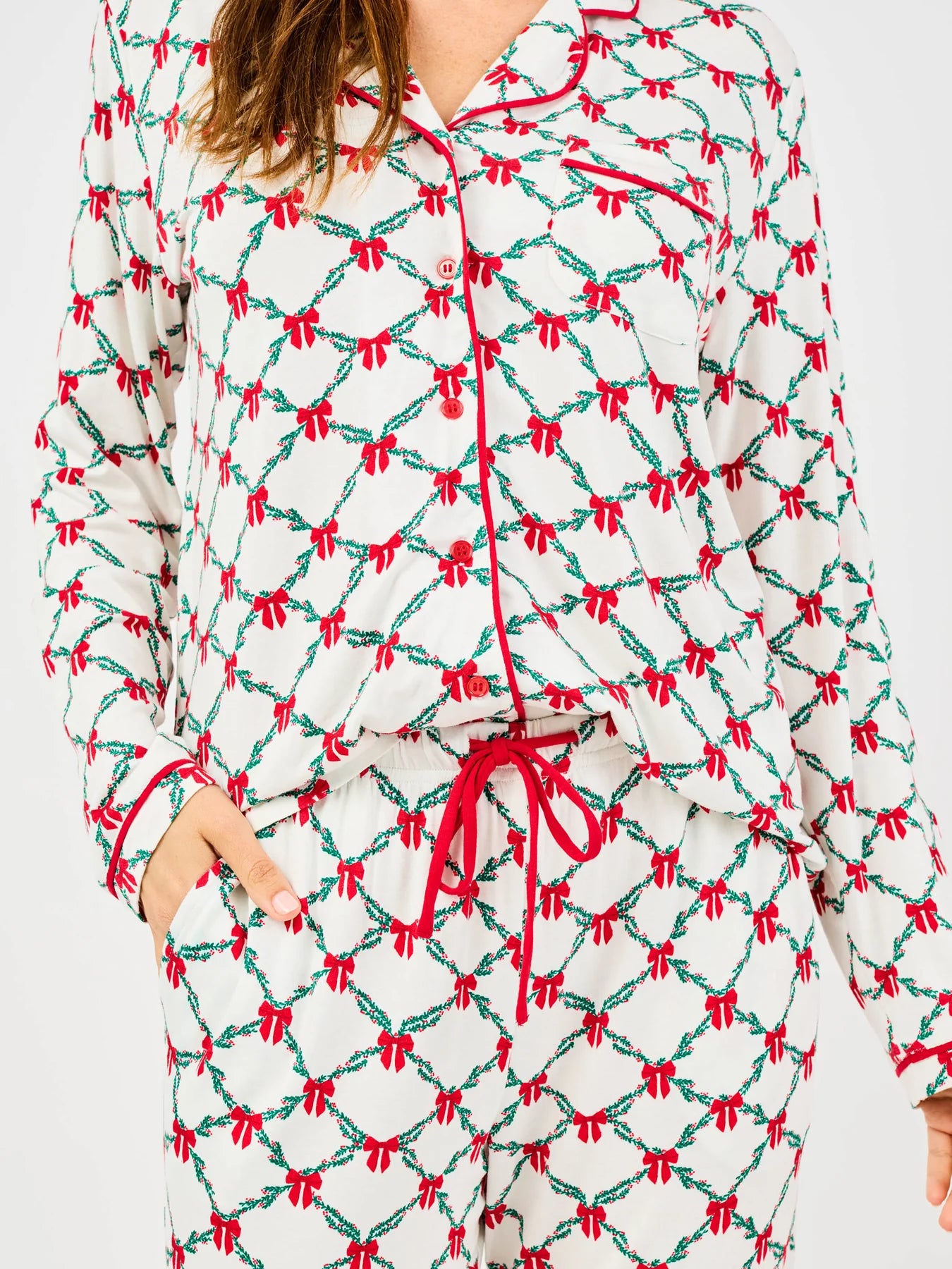 Charlotte Pants Set Lattice Garland - Mary Square