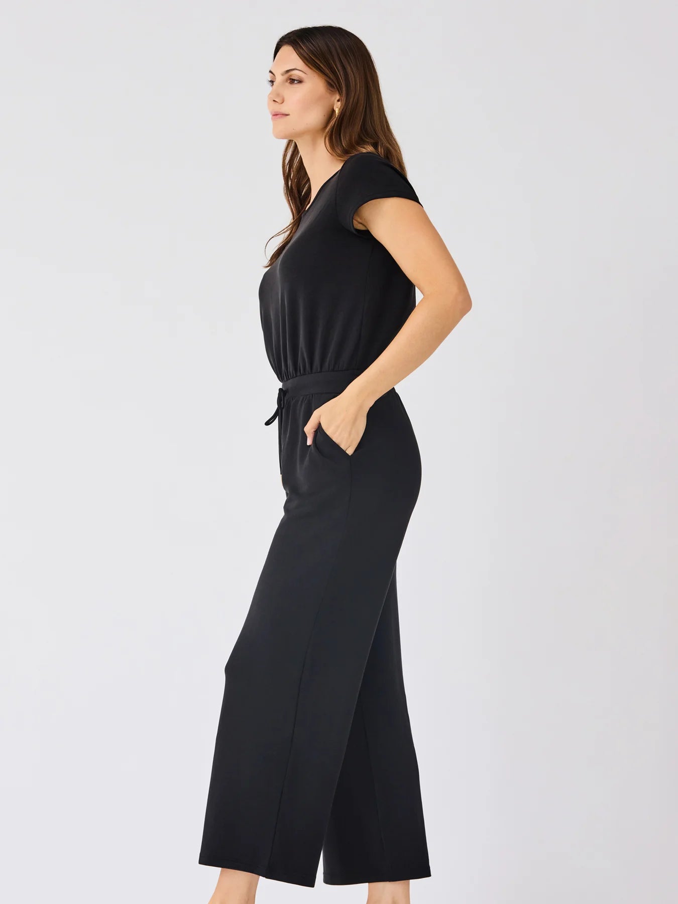 Carlise Jumpsuit Black - Mary Square