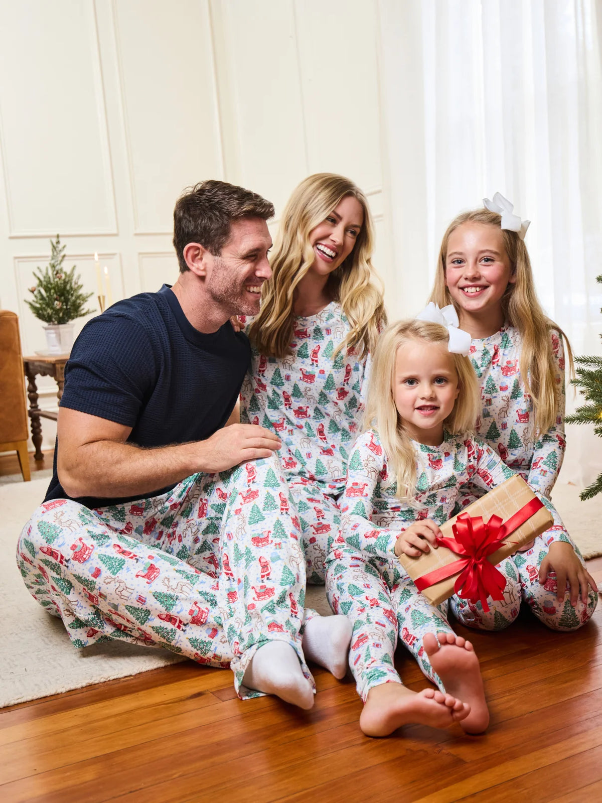 Mens Pajama Pant Tidings and Toile Multi - Mary Square