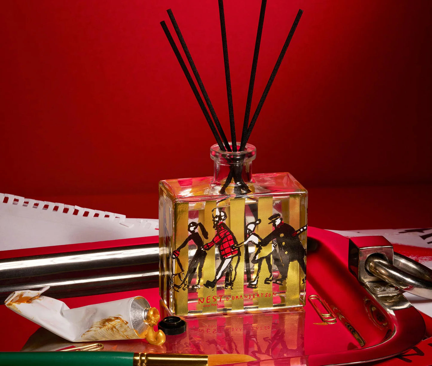Drawbertson Holiday Reed Diffuser - Nest