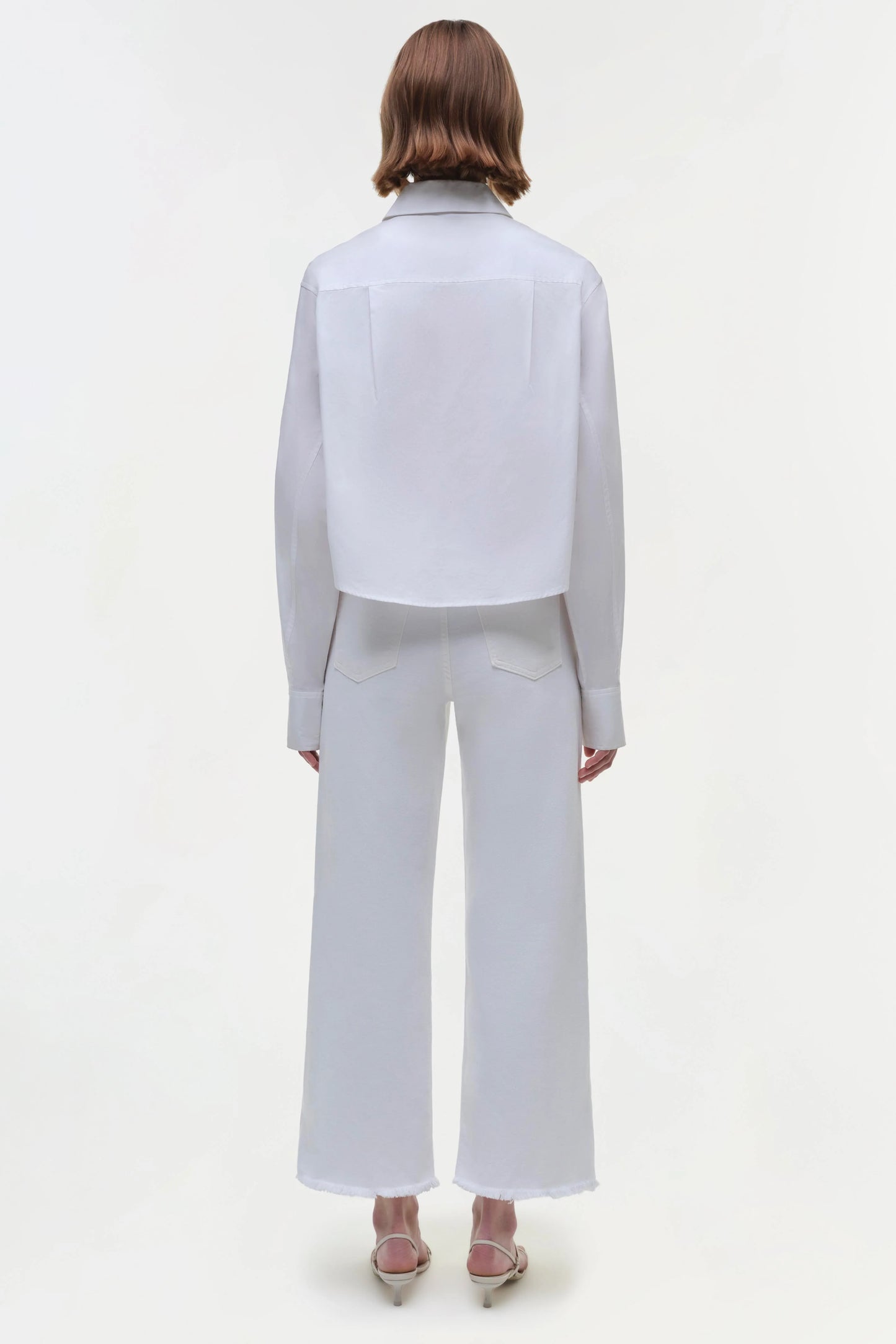 Renata Cropped Shirt White - Simkhai