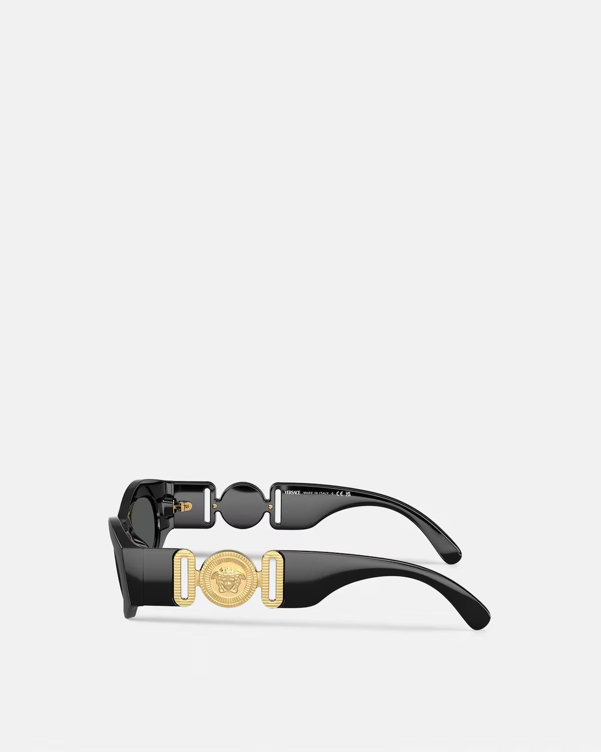Medusa Biggie Cat-Eye Sunglasses Black/Gold - Versace