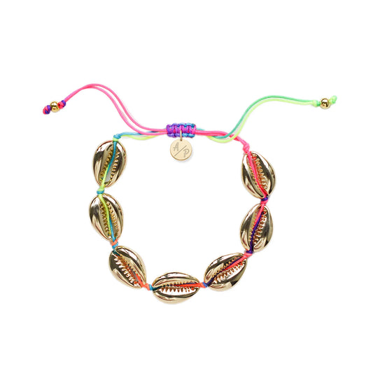 Mini Shell Bracelet Rainbow Gold - Adriana Pappas Designs