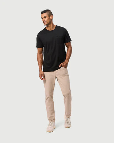 Bonnie Regular Fit Pocket Tee Black - Psycho Bunny