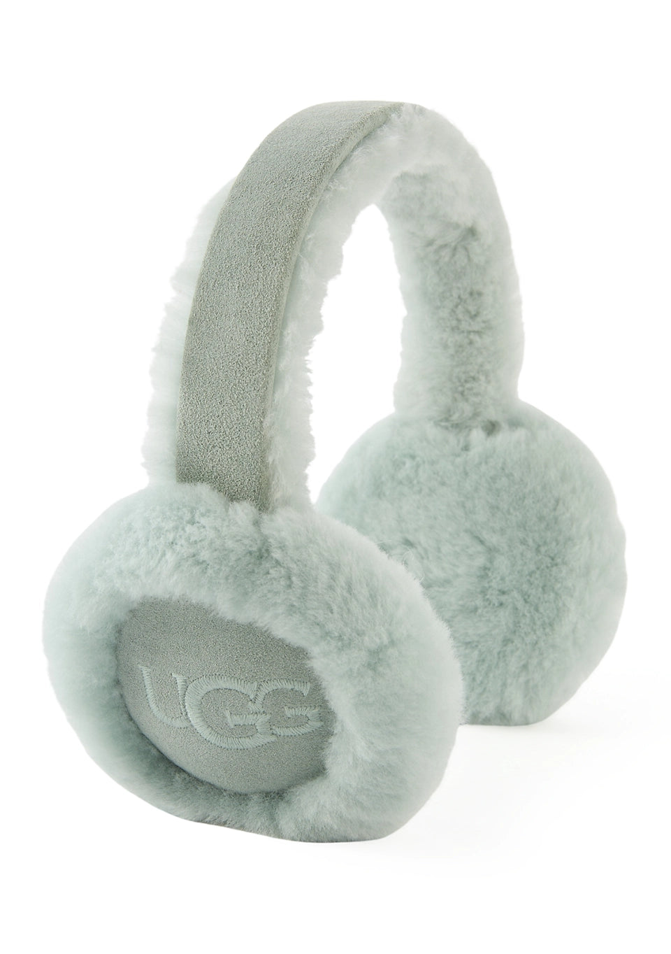 Sheepskin Embroidery Earmuff Grey Mist - UGG Sheepskin Embroidery Earmuff Grey Mist - UGG