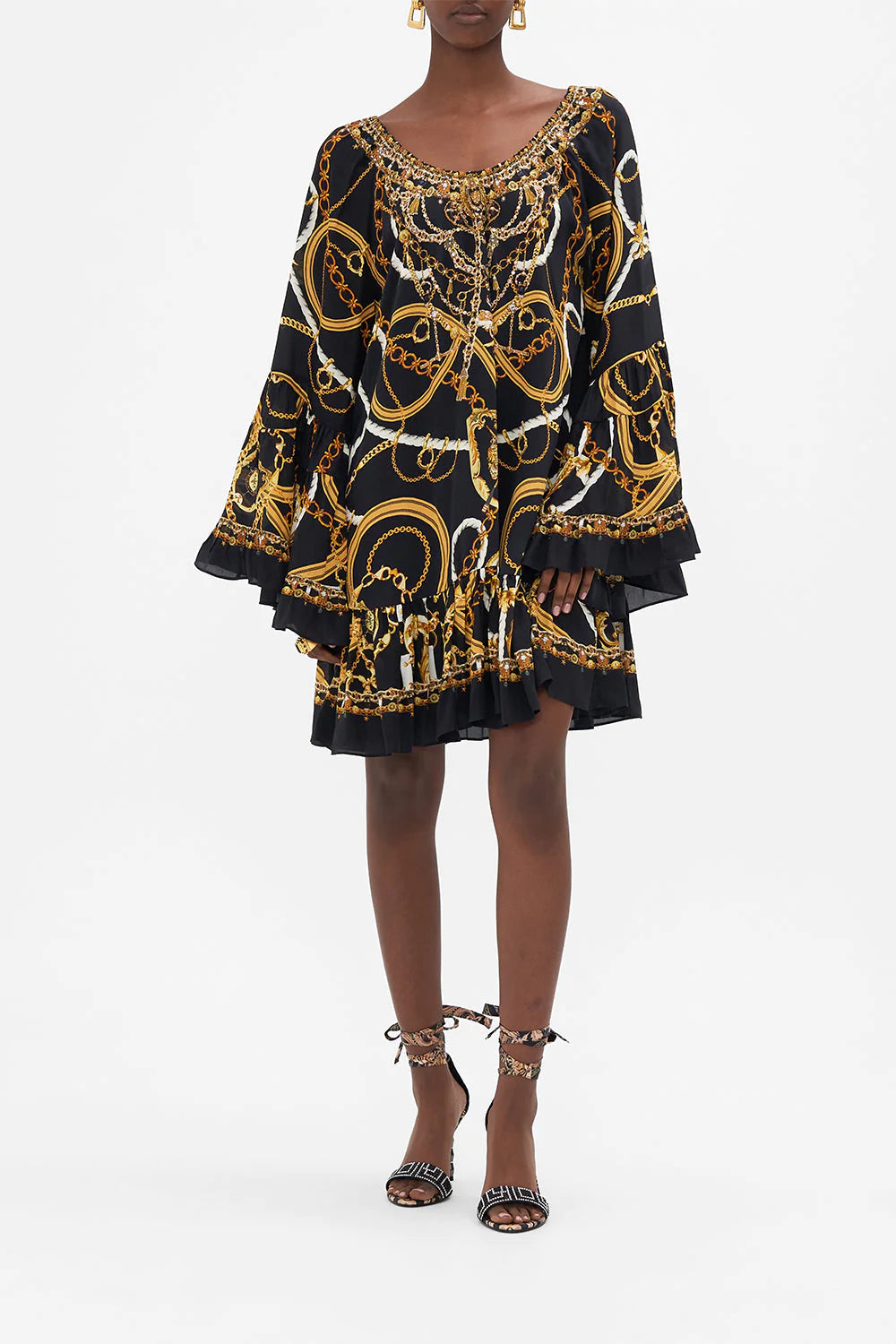 A Line Frill Dress Coast To Coast - Camilla A Line Frill Dress Coast To Coast - Camilla
