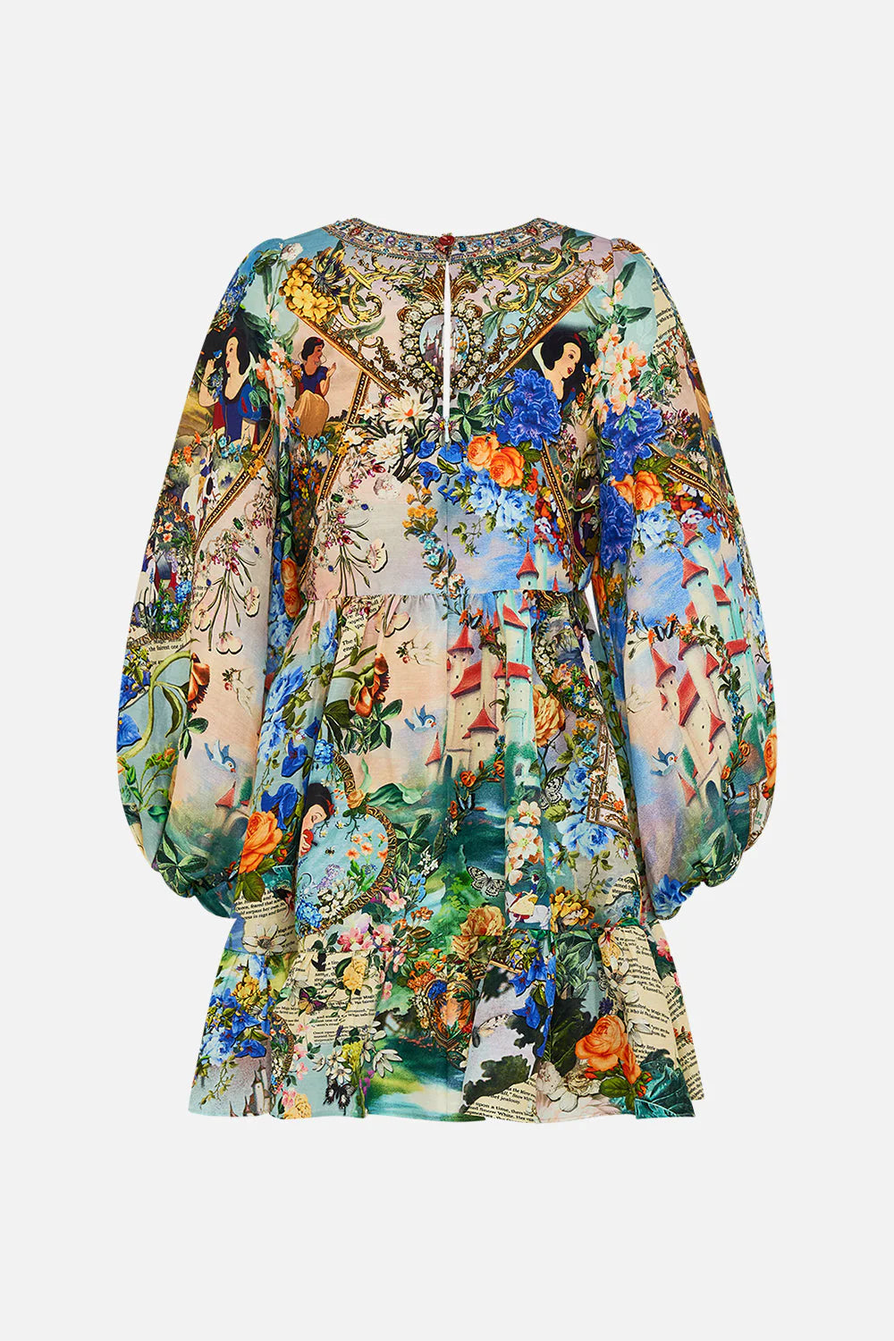 Short Tie Front Blouson Dress The Kindest One Of All - Camilla