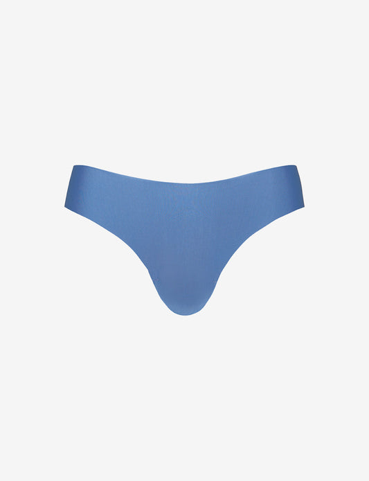 Butter Mid-Rise Thong Hyacinth Blue - Commando