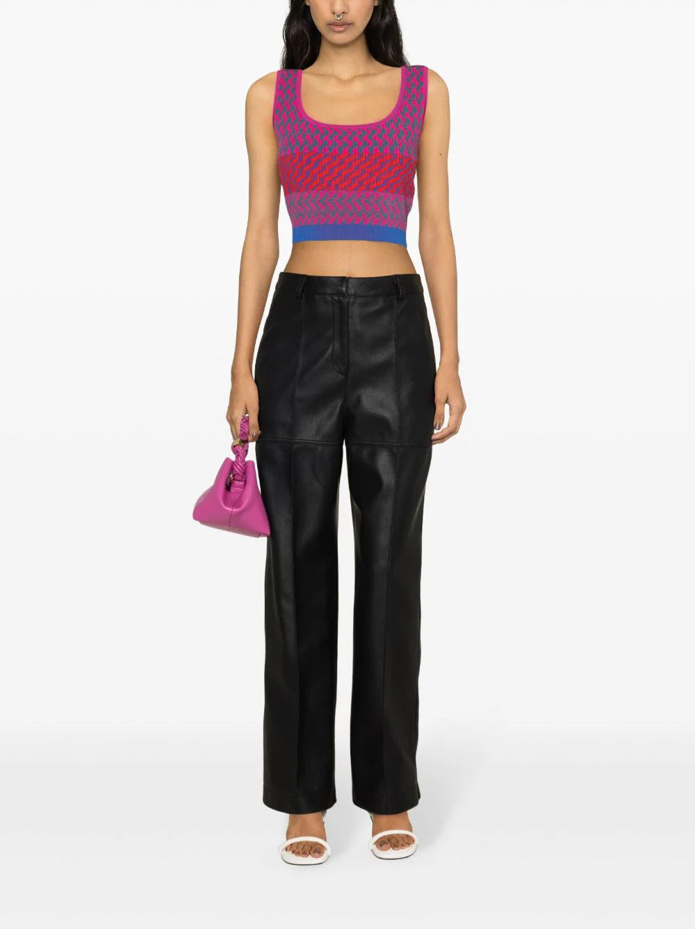 Arpita Knit Jacquard Top - Diane von Furstenberg