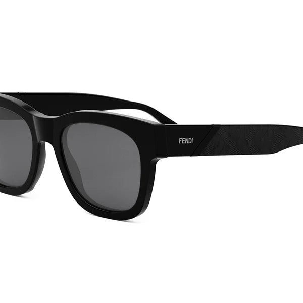 Fendi Diagonal FF Sunglasses Black - FENDI