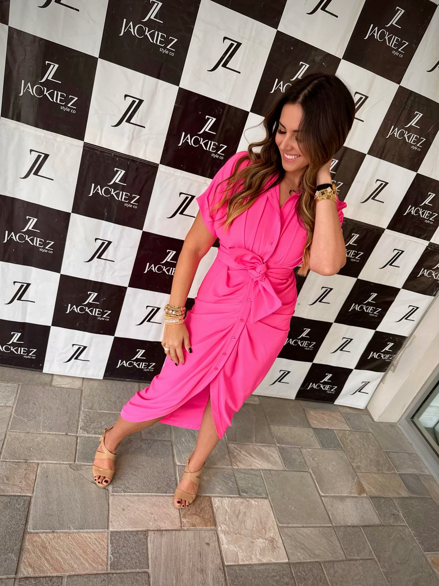 Miko Dress Pink - Le Superbe