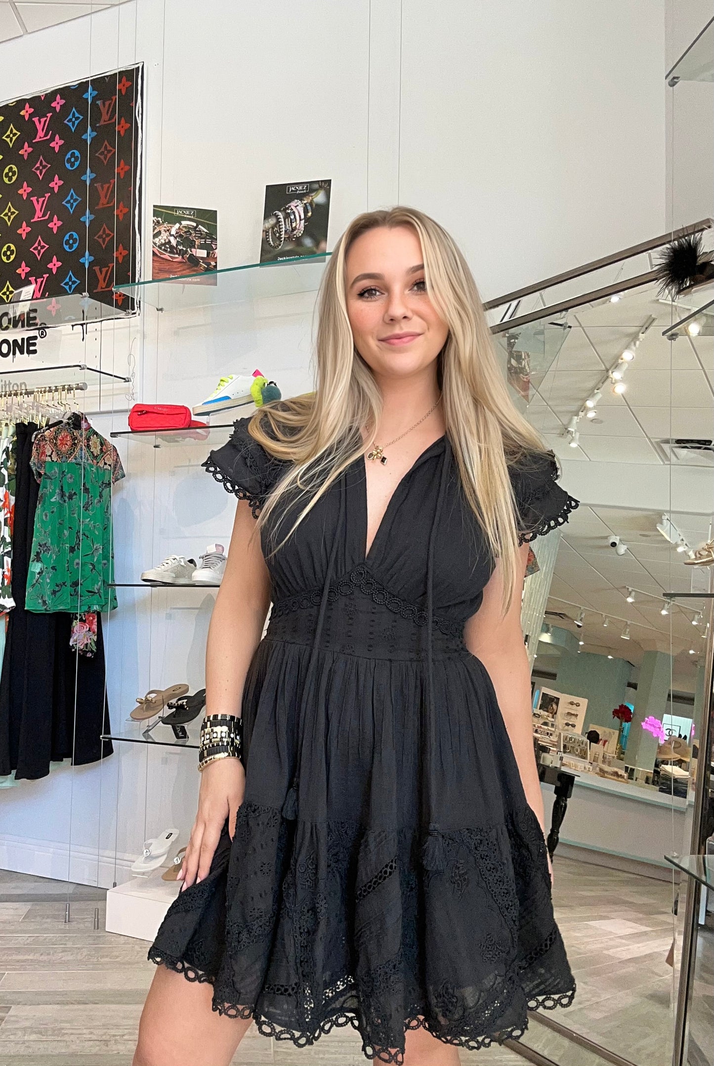 Ruby Dress Black - Hemant & Nandita