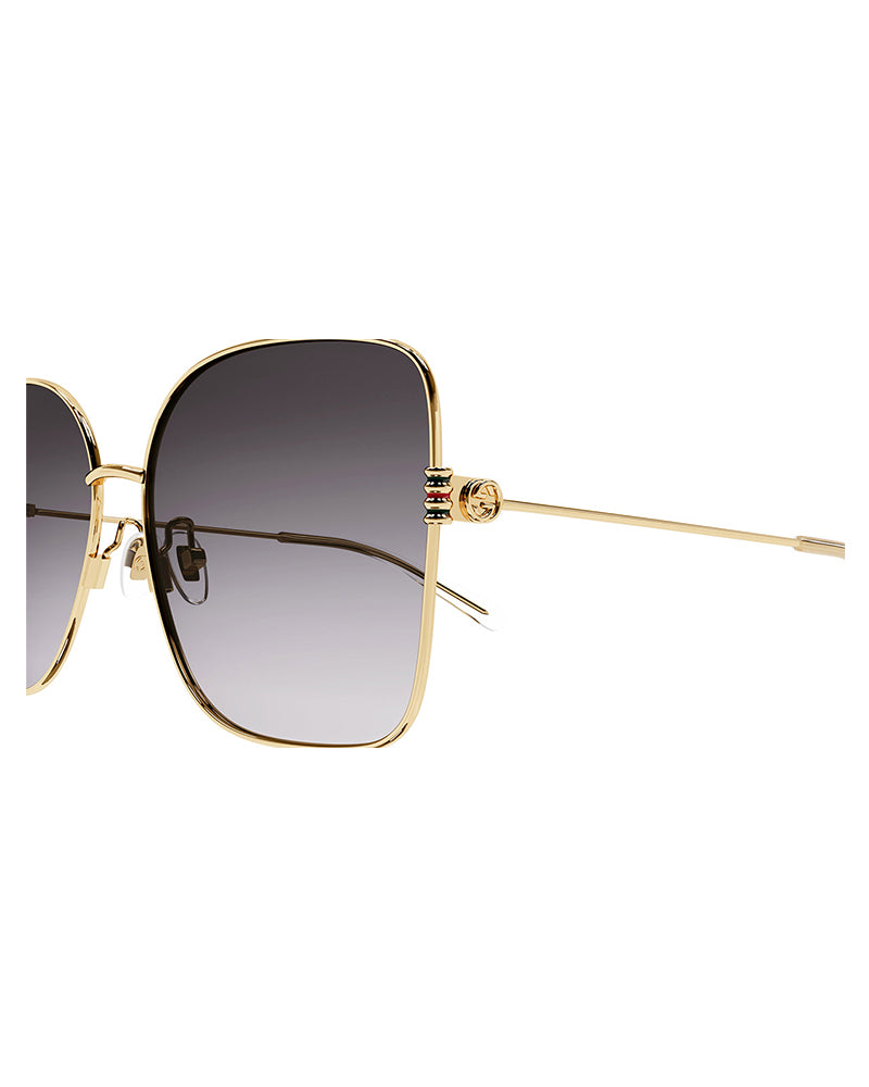 Women's Metal Sunglasses Gold - Gucci