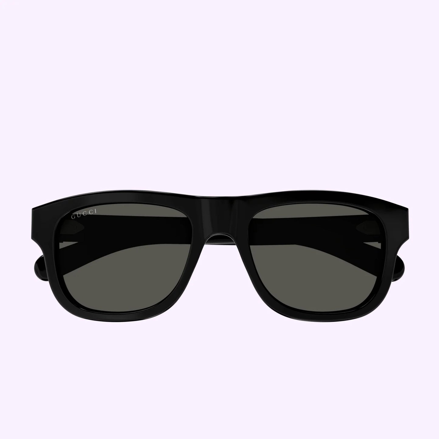 Mens Rectangular Sunglasses Black - Gucci
