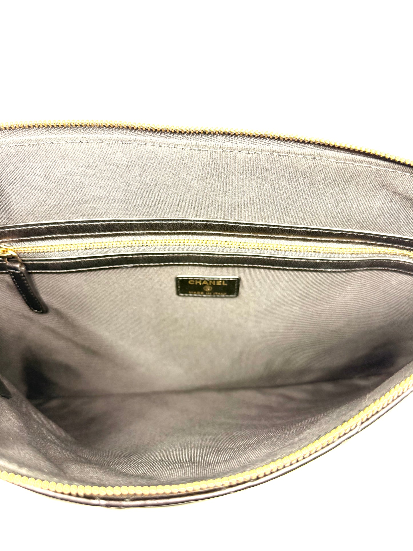 Quilted Laptop Pouch Black - Chanel