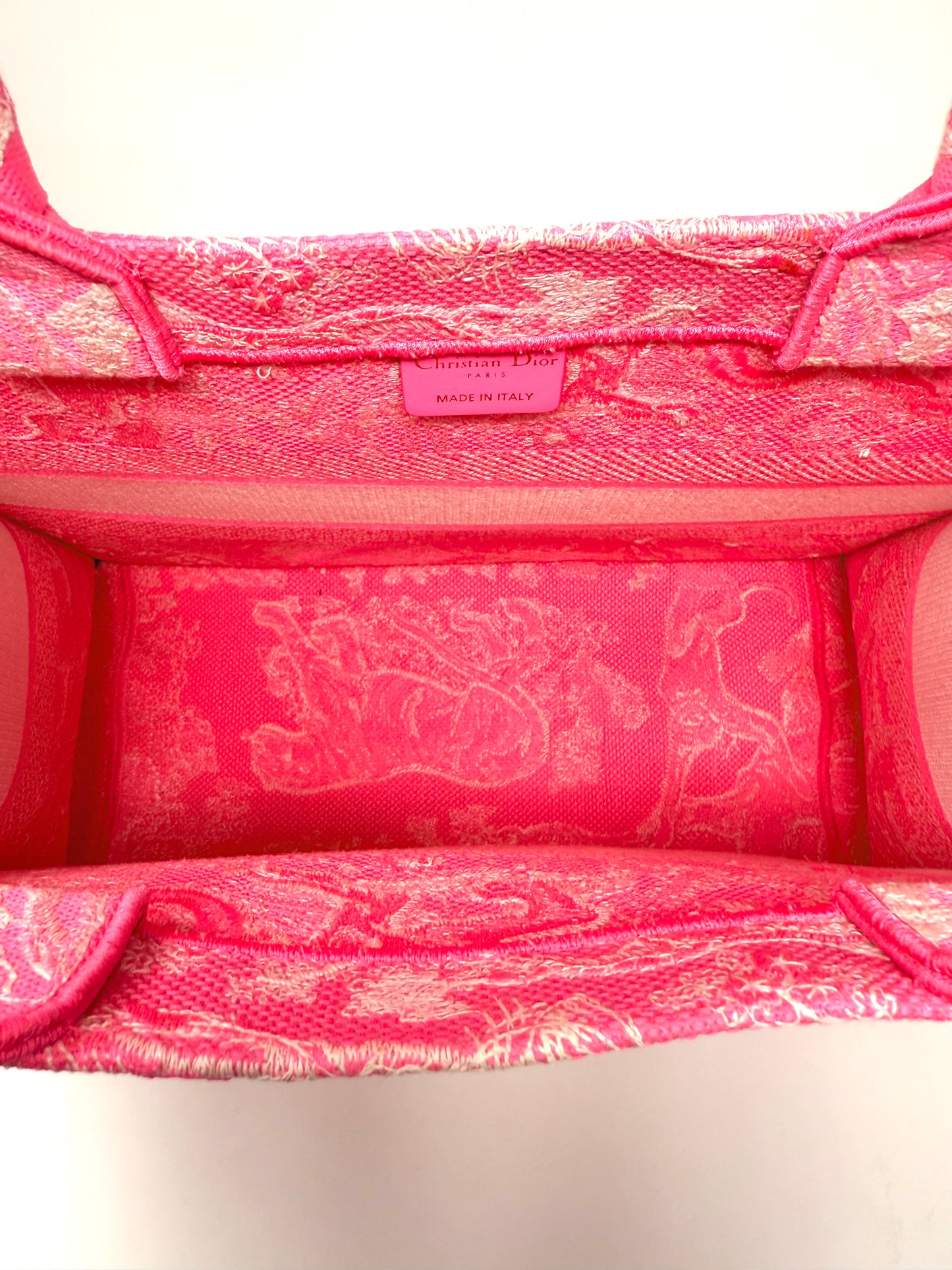 Medium Book Tote Candy Pink - Dior
